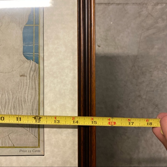 A Vintage Vogue Magazine Cover of Two Women Framed - Picture 5 of 13